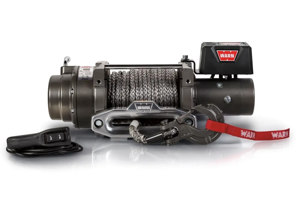 Warn M15-S Winch – 15,000 Lb Heavy-Duty Truck Winch | Synthetic Rope 1