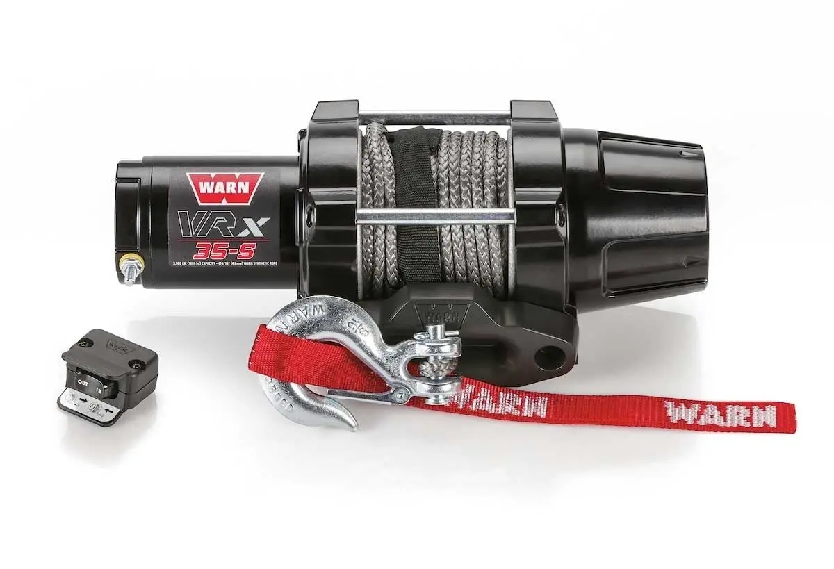 Warn Vrx 35-S Powersports Atvs Utvs Sxs Winch – 3,500 Lb Capacity | Synthetic Rope 1