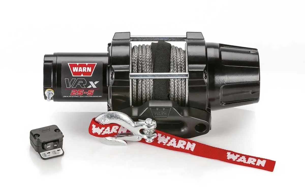 Warn Vrx 25-S Winch – 2,500 Lb Atv Utv Powersports Winch With Synthetic Rope 1