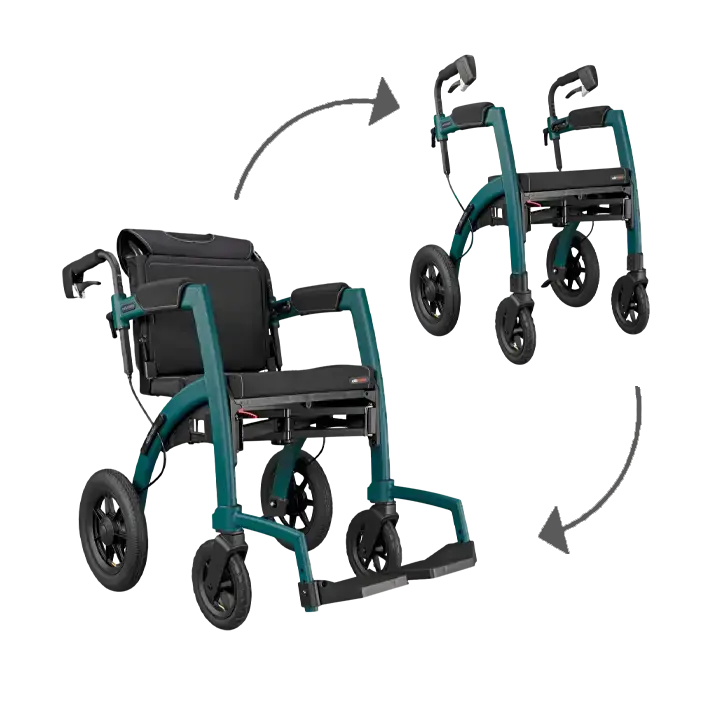 Rollz Motion Performance All-Terrain Rollator Walker 1