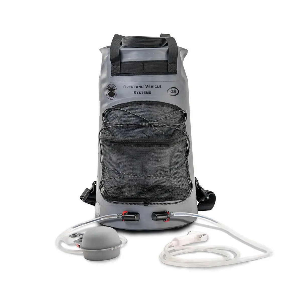 Portable 23 Qt Camp Shower With Nozzle And Accessories - Recon Recovery 1