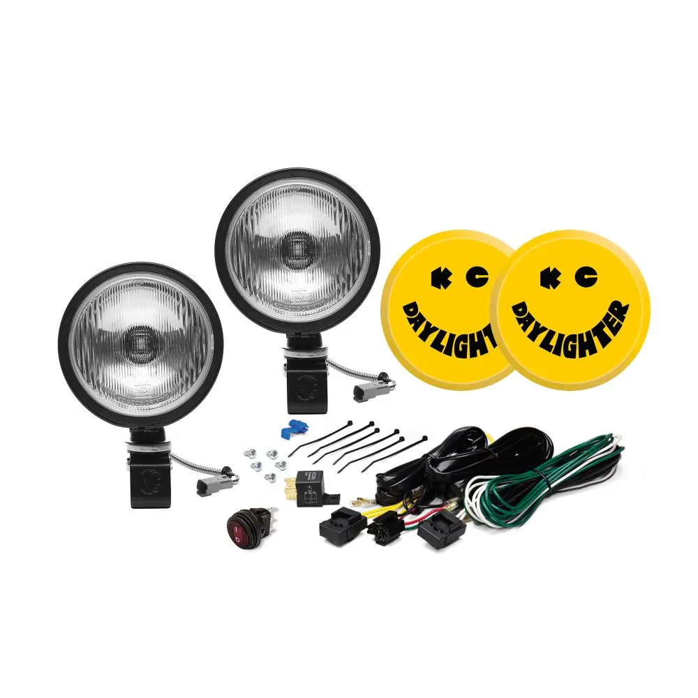 Kc Hilites 6" Daylighter 100W Halogen Light Kit W/ Harness (Pair) - Recon Recovery 1