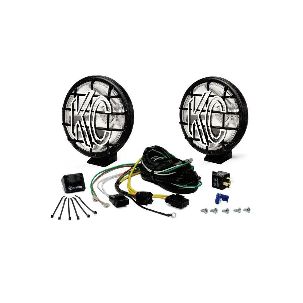 Kc Hilites 5" Apollo Pro Halogen With Wire Harness (Pair) 55W - Recon Recovery 1