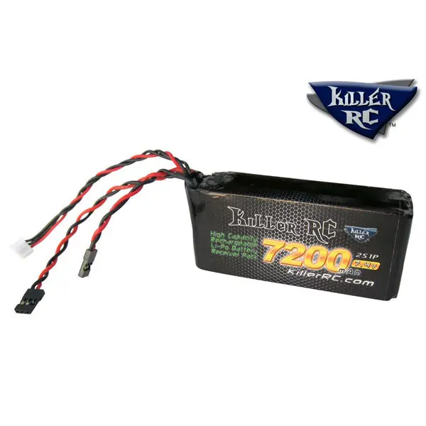 Killer Rc 7200Mah 7.4V Rx Lipo Battery 1
