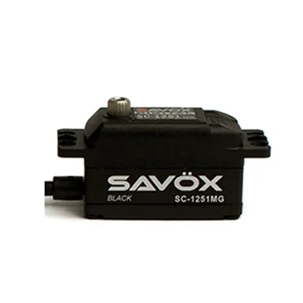Savox Sc-1251Mg Black Edition Low Profile Digital "High Speed" Metal Gear Servo 1