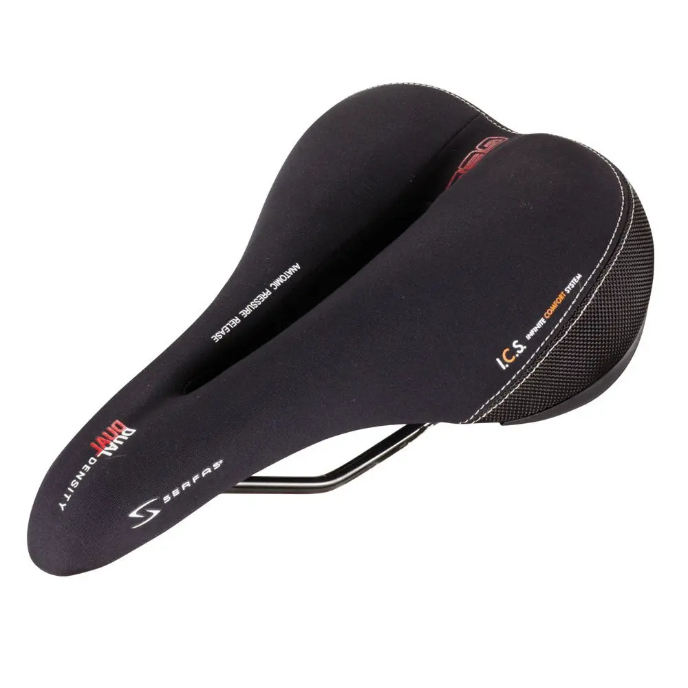 Serfas Ddm-Ct Dual Density® Men’S Comfort W/Cutout & Lycra Cover Saddle 1