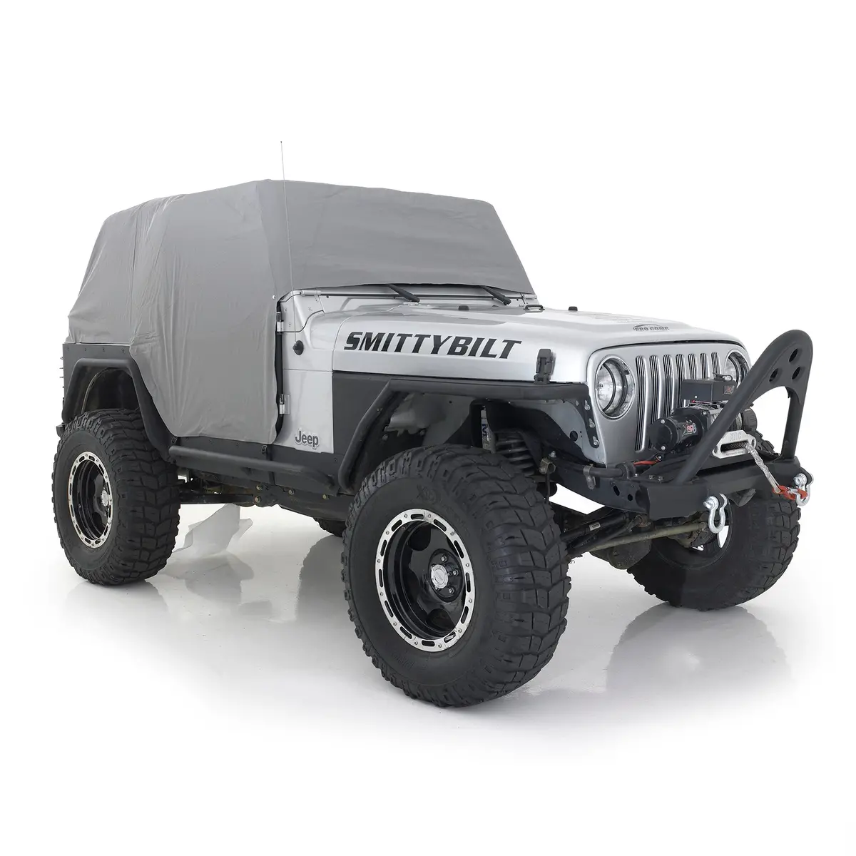 Smittybilt Water Resistant Cab Cover With Door Flaps For 1992-2006 Jeep Yj & Tj 1