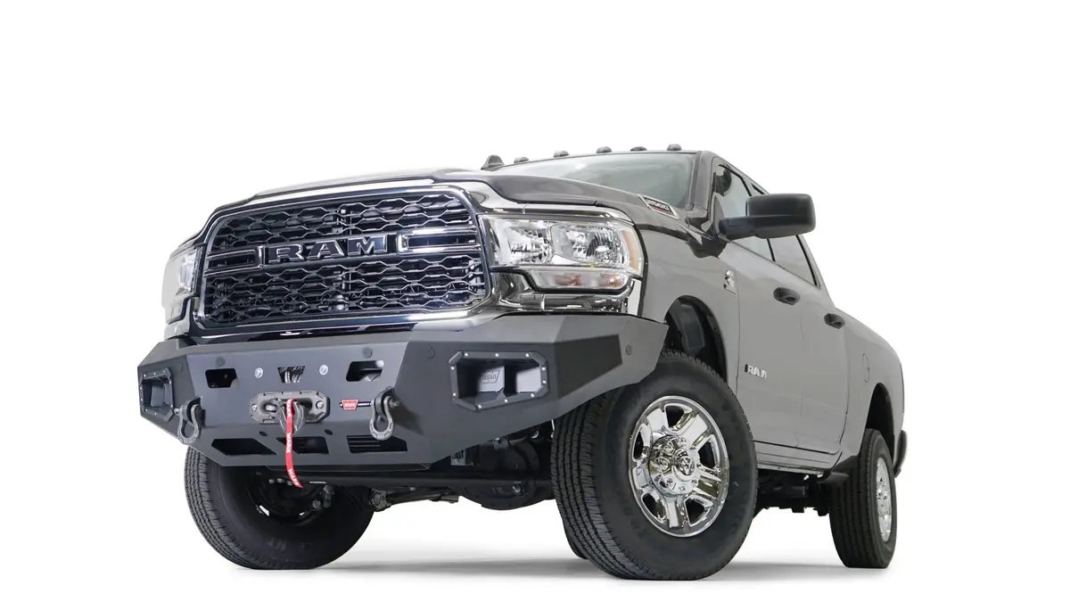 Warn Ascent Front Bumper | 2019-2025 Ram 2500 3500 4500 5500 | Winch Ready 1