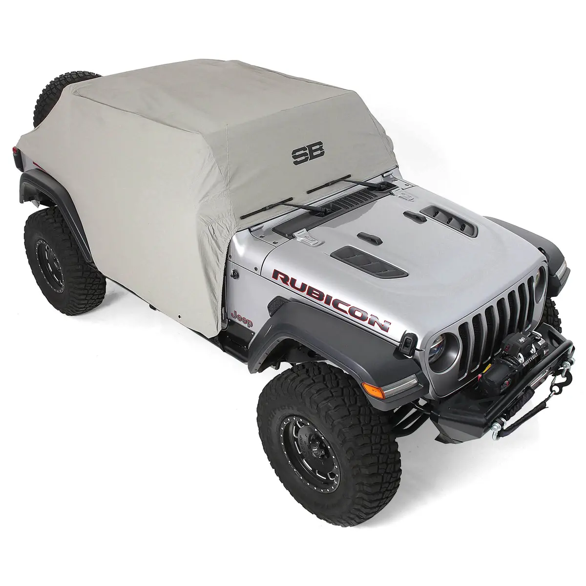 Smittybilt Water Resistant Cab Cover With Door Flaps For 2018-2026 Jeep Wrangler Jlu 1