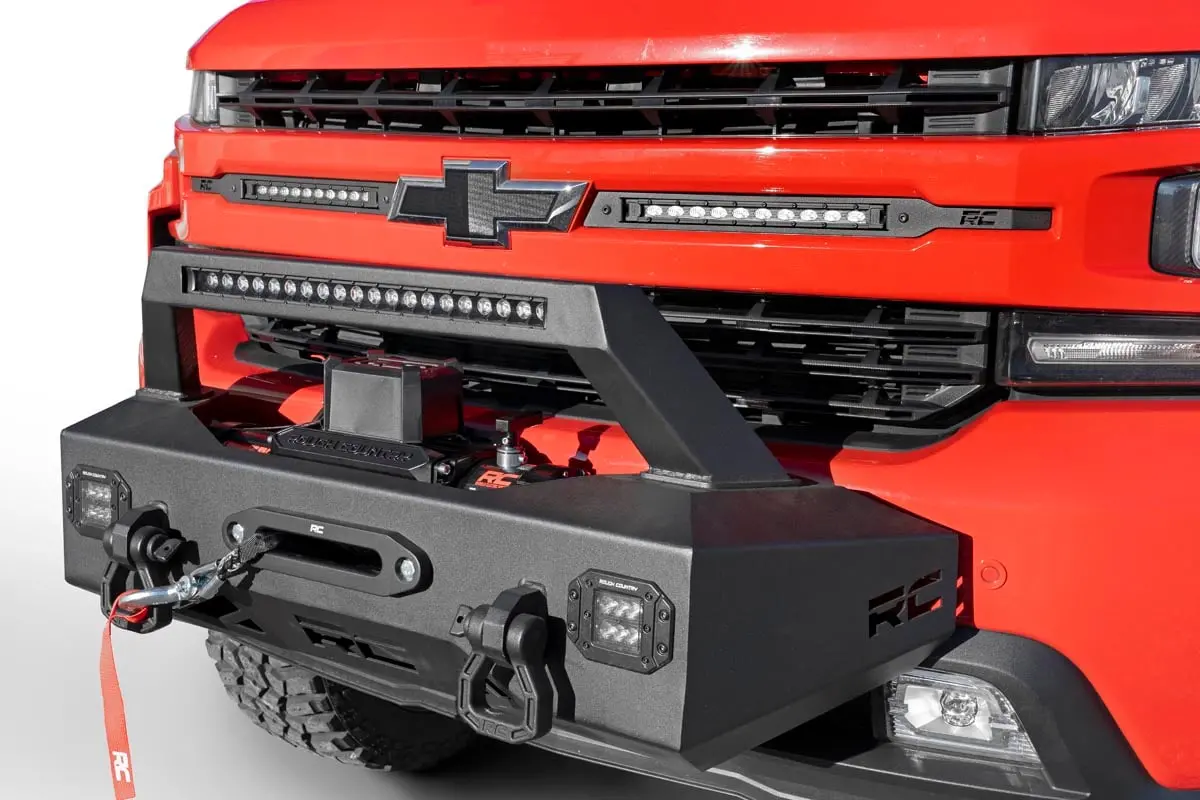 Rough Country Exo Winch Mount Kit For 2019-2022 Silverado 1500 2Wd/4Wd 1