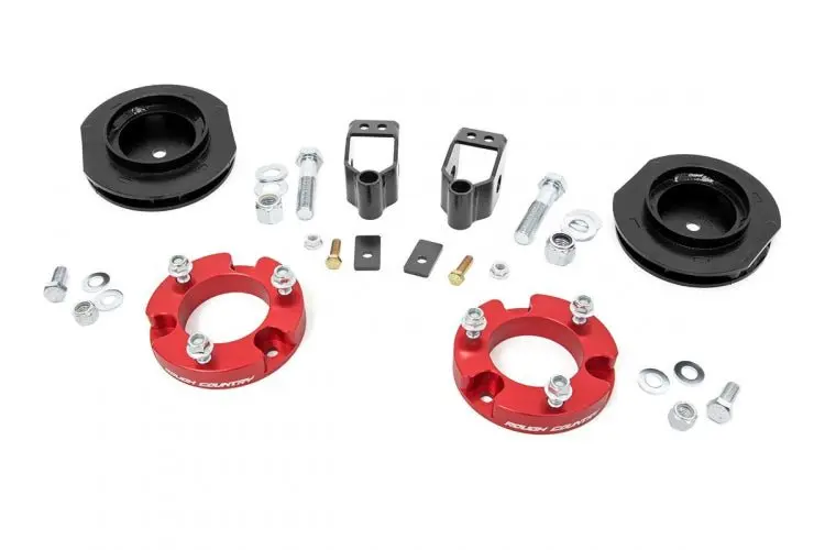 Rough Country Leveling Kit 2" For 2003-2024 Toyota 4Runner (Red Or Silver) 1