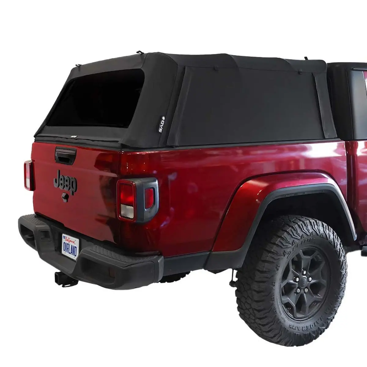 Explorer Soft Shell Foldable Bed Cap For 2020-2026 Jeep Gladiator Jt | Ovs Black Diamond 1