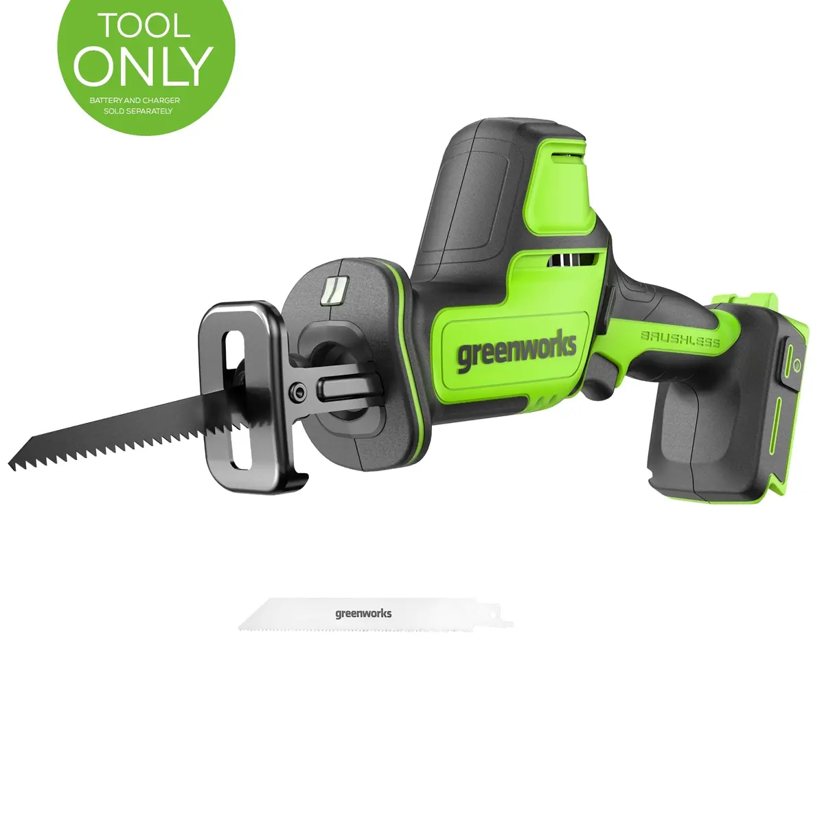 24V 1" One-Handed Compact Reciprocating Saw (Tool Only? 1