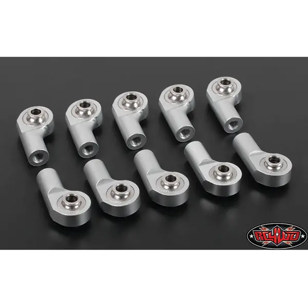 Rc4wd M3 Offset Short Aluminum Axial Style Rod End (Silver) (10) 1