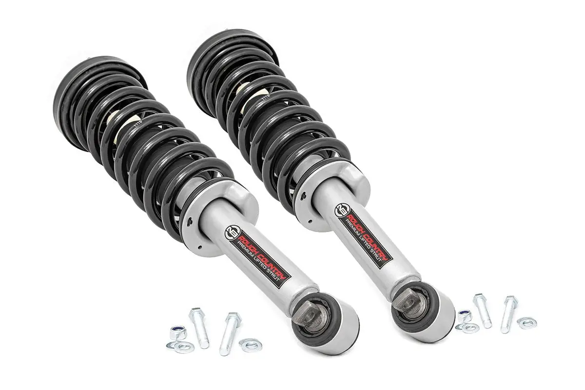 Rough Country Bolt On 2" Premium N3 Leveling Strut For 2014-2025 Ford F-150 1