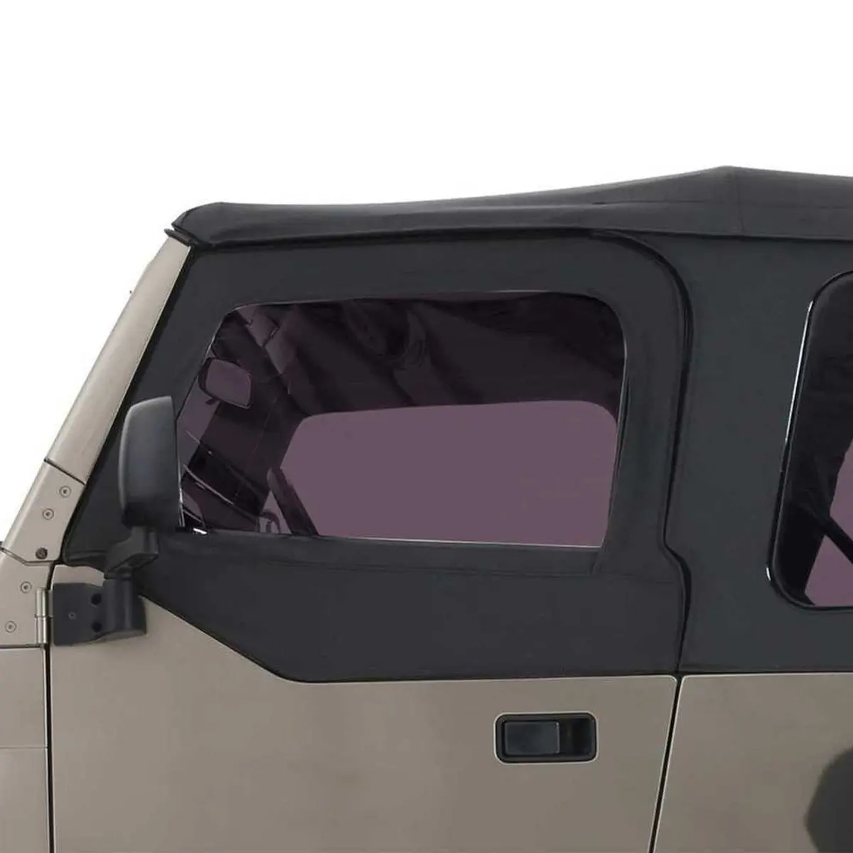 Premium Replacement Upper Door Skins - Black Diamond For 1997-2006 Jeep Wrangler Tj 1