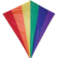 30" Diamond Kite Rainbow 1