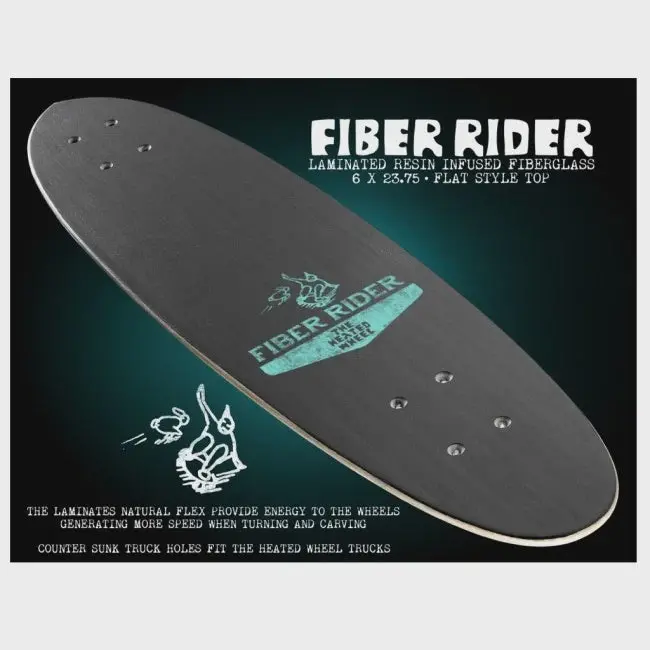 Heated Wheel Fiber Rider Deck 1