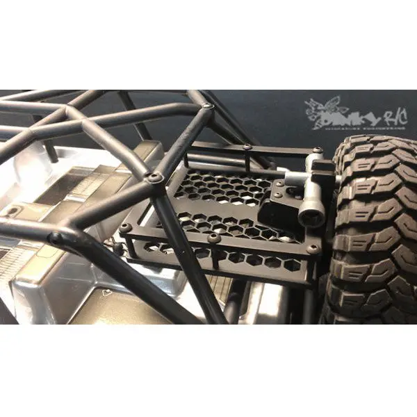 Dinky Rc  Jk Swing Out Tire Rack 1