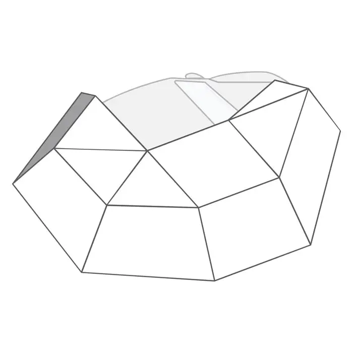 Overland Vehicle Systems 18129909 Gray Awning - Nomadic Awning Wall 1 - Please See Fitment Notes 1