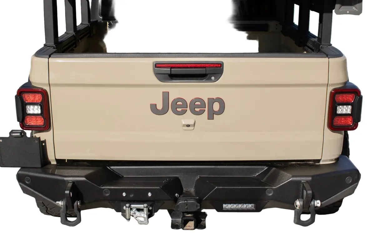 Smittybuilt Xrc Gen3 Rear Winch Bumper With Hitch For 2020+ Jeep Gladiator Jt 1