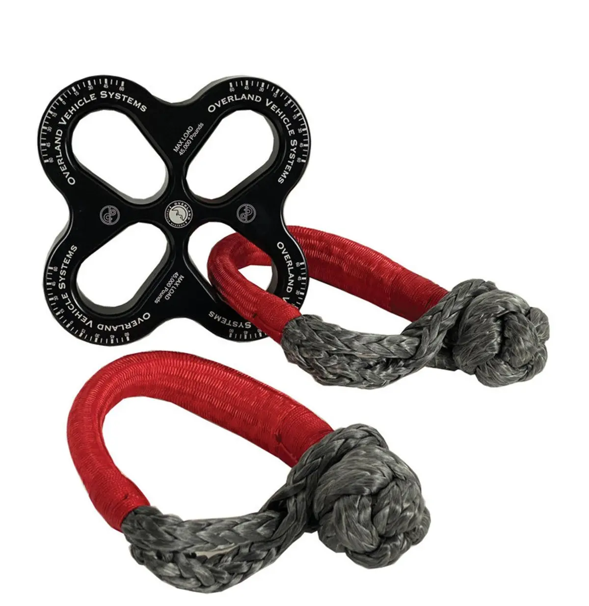 Overland Vehicle Systems Rdl Recovery Distribution Link & 5/8" Soft Shackles - Recon Recovery 1