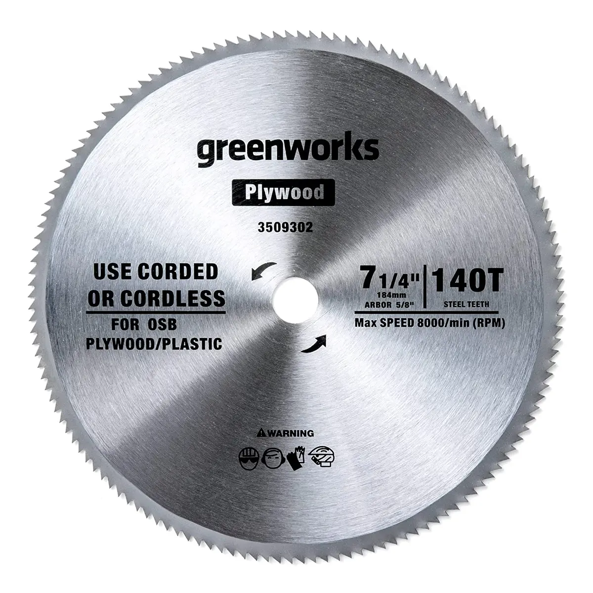 Greenworks 24V 7-1/4 " 140T Circular Saw Blades 1