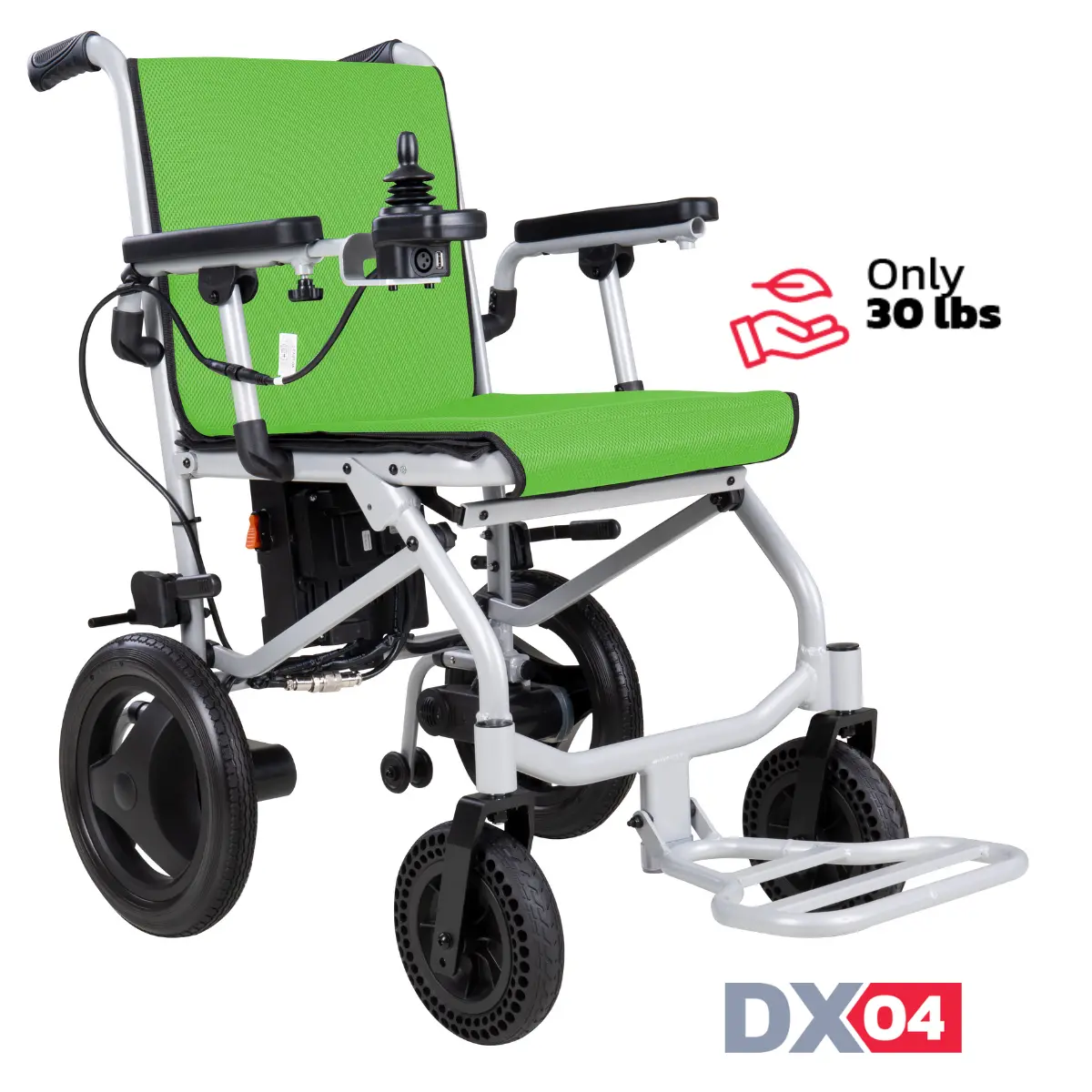 Rubicon Dx04 - World's Lightest Electric Power Wheelchair: Foldable, Compact & Lightweight Motorized Wheelchair For Easy Travel & Mobility 1