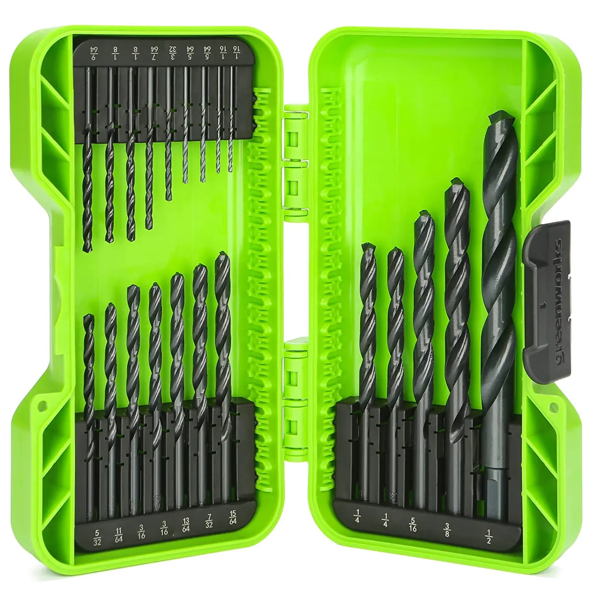 21 Piece Black Oxide Drilling Bit Set 1