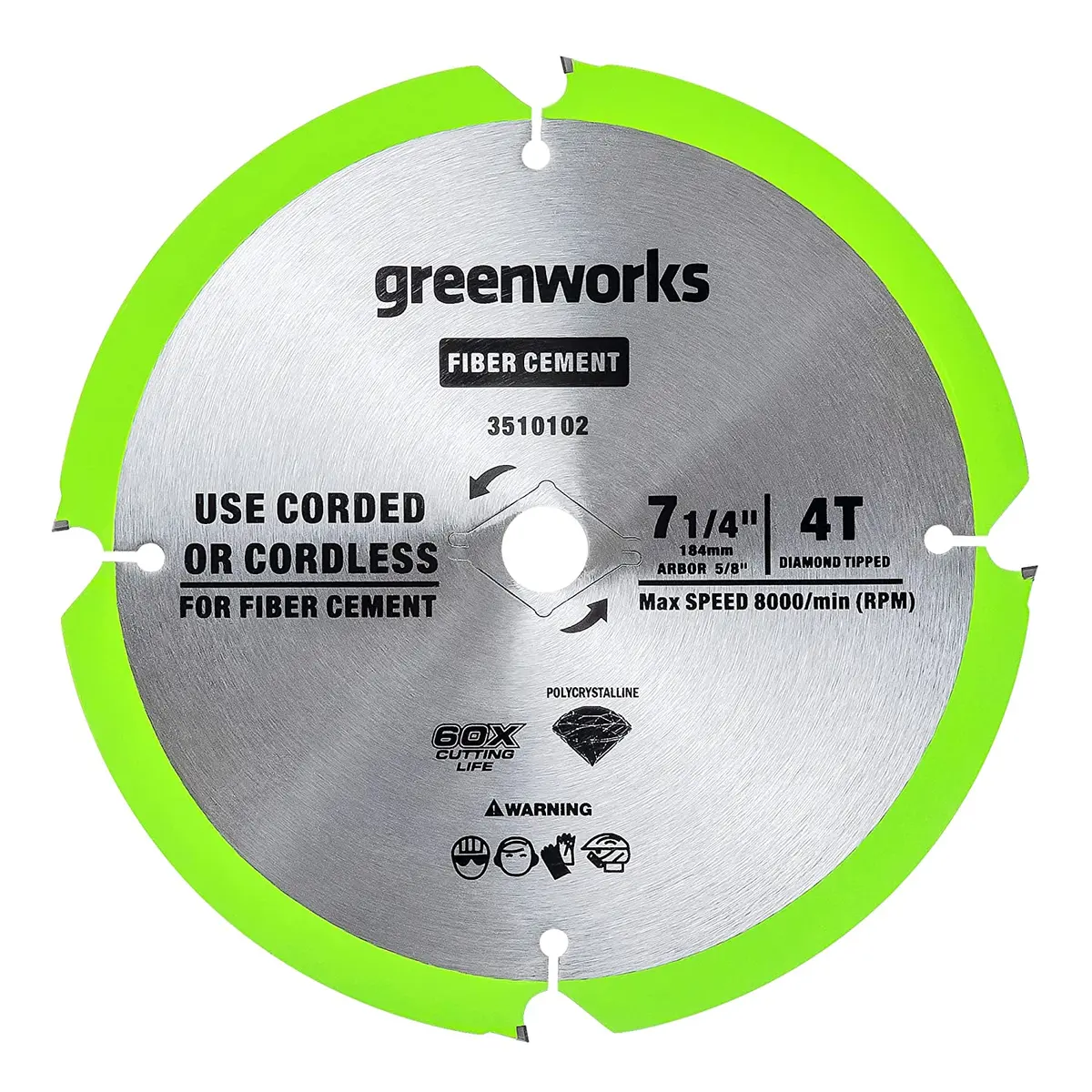 Greenworks 24V 7-1/4 "4T-Pcd Circular Saw Blades 1