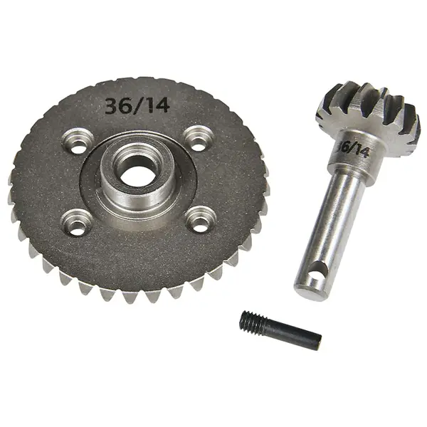 Axial Heavy Duty "Overdrive" Bevel Gear Set (36/14) 1