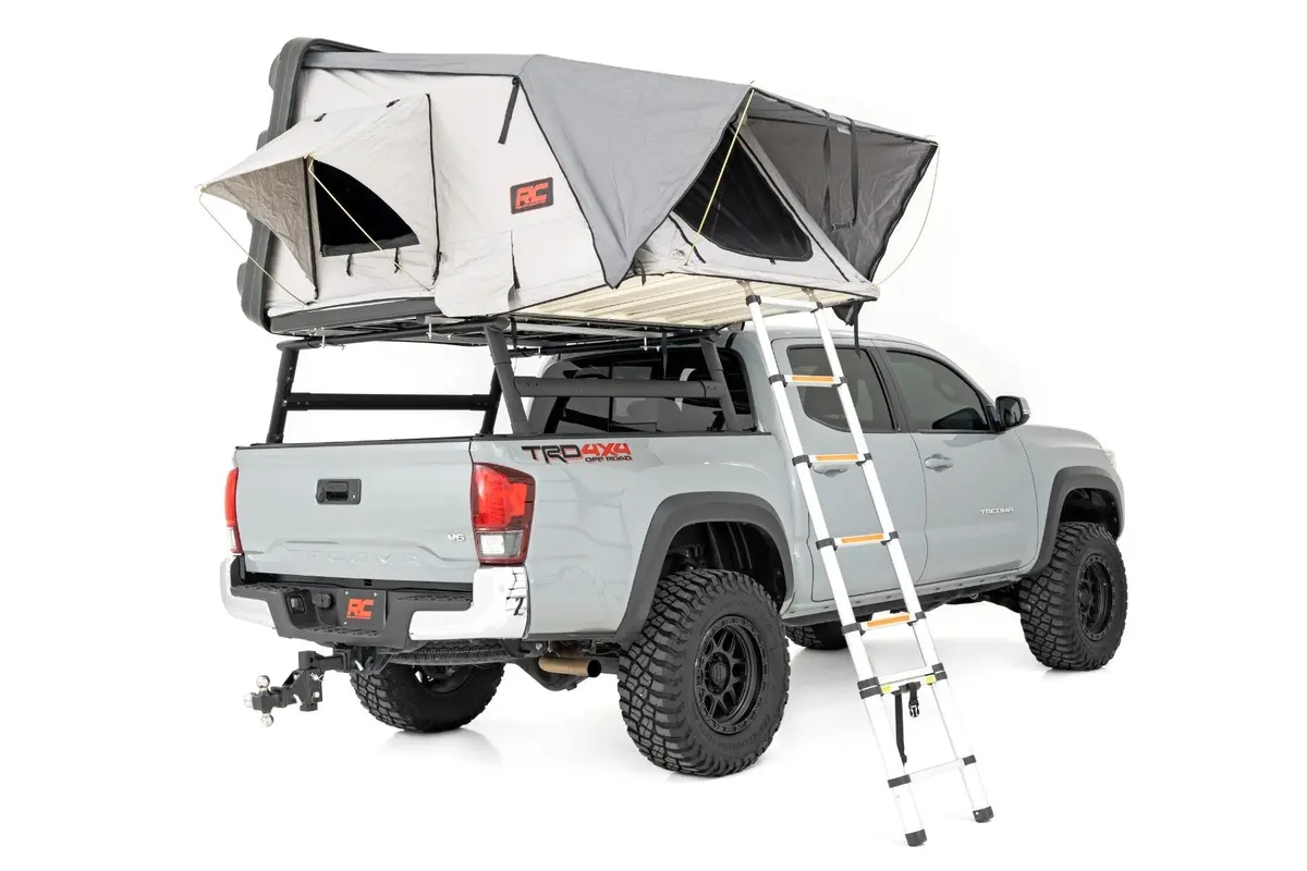 Rough Country Hard Shell Rooftop Overlanding Tent 3 Person - Recon Recovery 1
