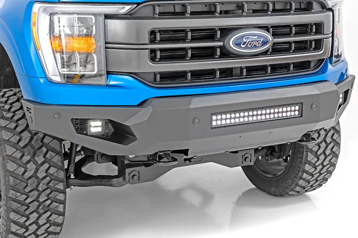 Rough Country 10809A High Clearance Led Front Bumper For 2021-2024 Ford F150 1