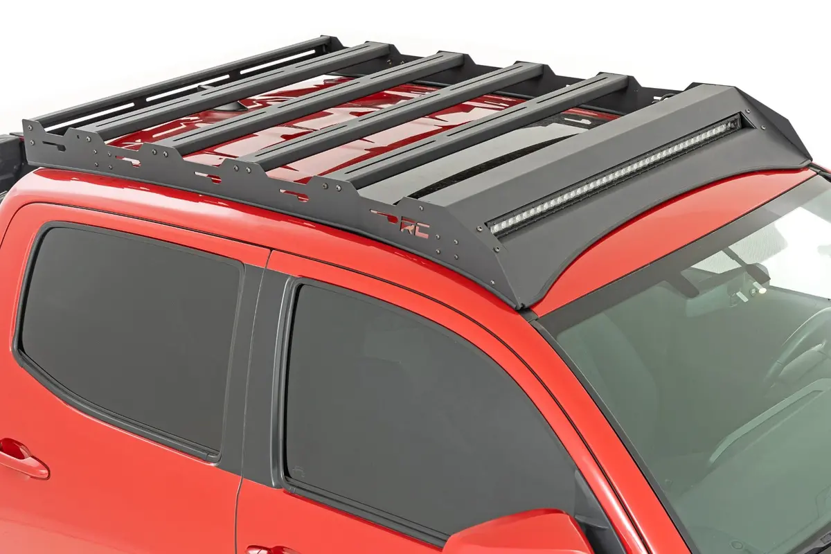 Rough Country Low Profile Led Roof Rack For 2005-2023 Toyota Tacoma 2Wd / 4Wd 1