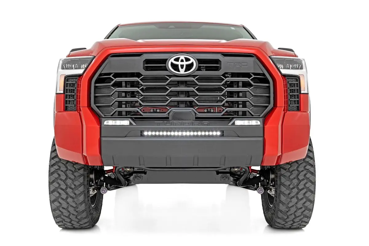 Rough Country Led Bumper Mount Kit For 2022-2026 Toyota Tundra (20" 7200 Lumens) 1