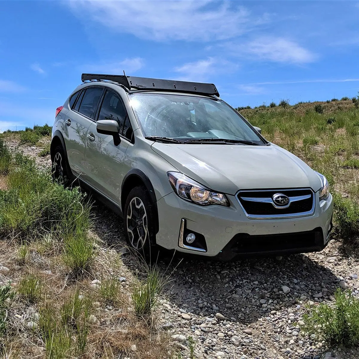 Prinsu Roof Rack For 2013-2017 Subaru Crosstrek- Black Powder Coat 1