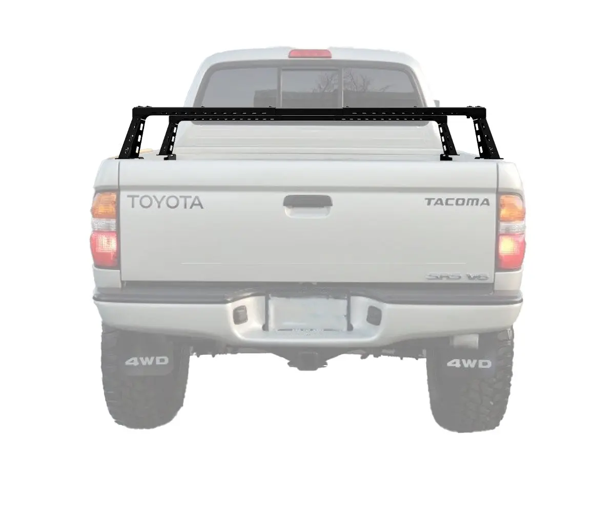 Prinsu Overland Bed Cross Bars For 1996-2004 Toyota Tacoma (No Drill) 1
