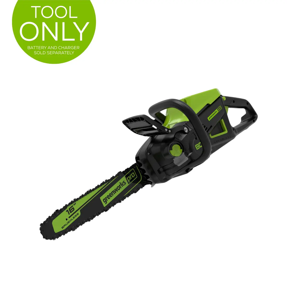 80V 16" 2.0 Kw Cordless Battery Chainsaw (Tool Only) 1