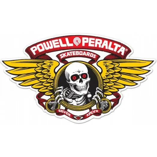 Powell Winged Ripper Die Cut Sticker 12" 1