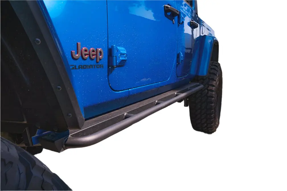 Body Armor 4X4 Rockcrawler Wheel To Wheel Rock Sliders For 2019-2024 Gladiator Jt 1