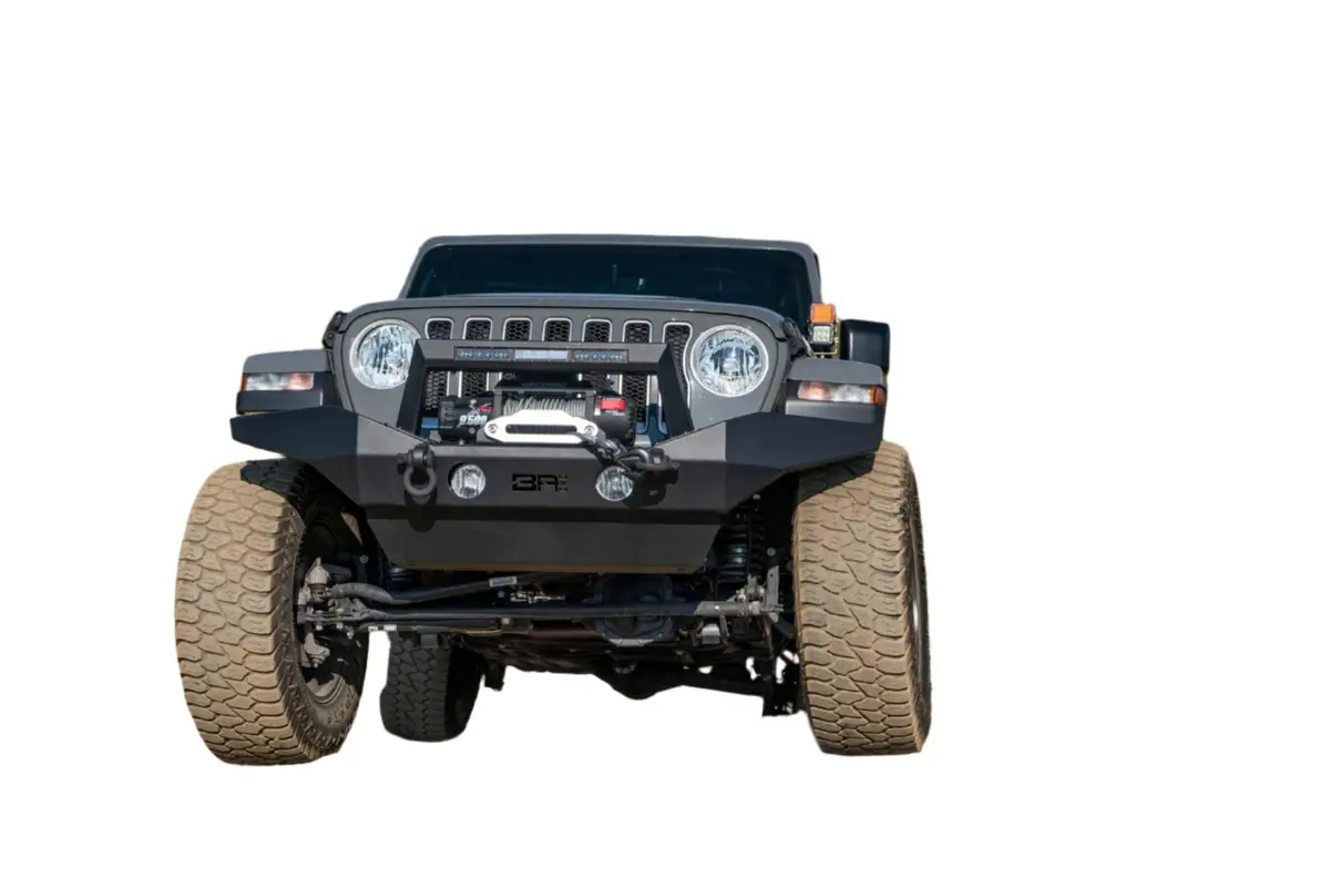 Body Armor 4X4 Full Width Front Bumper For 2007-2024 Jeep Wrangler Jk Jl & Gladiator Jt 1