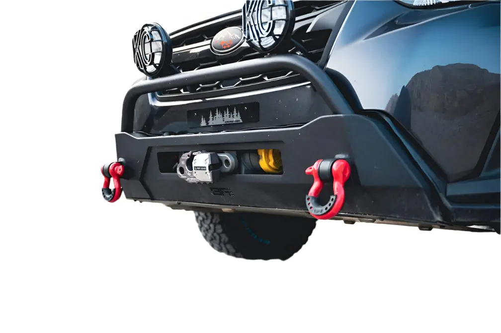 Body Armor 4X4 Hiline Front Winch Bumper For 2018-2024 Subaru Crosstrek - Recon Recovery 1