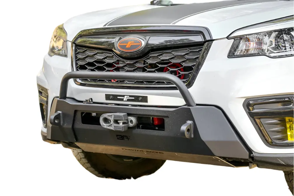 Body Armor 4X4 Hiline Front Winch Bumper For 2019-2024 Subaru Forester 2