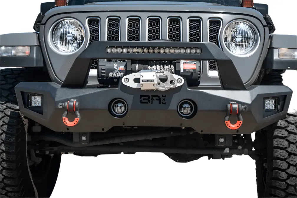 Body Armor 4X4 Orion Mid Width Front Bumper For 07-24 Wrangler Jk Jl & Gladiator Jt 1