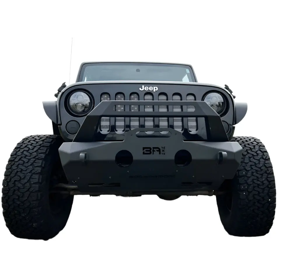 Stubby Bolt On Front Bumper For 07-24 Wrangler Jk Jl & Gladiator Jt - Recon Recovery 1