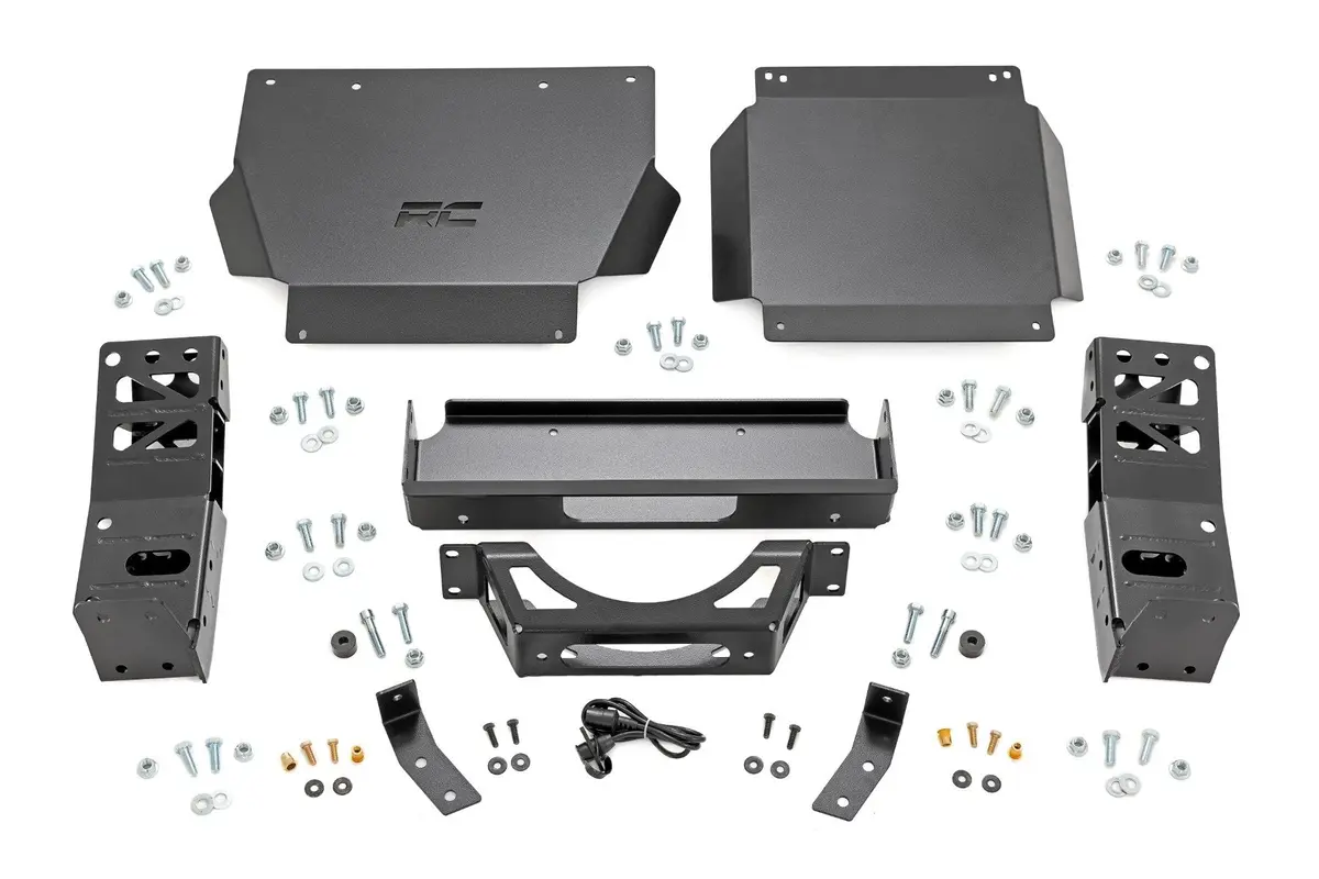 Rc Hidden Winch Mount Bumper & Skid Plate For 2024-Present Toyota Tacoma 2