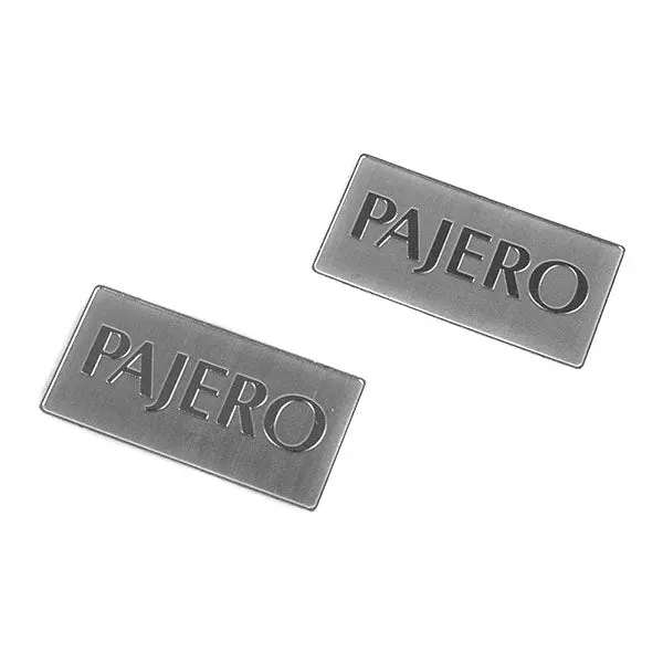 Rc4wd Metal License Plate For Tamiya Cc01 Pajero (Silver) 1