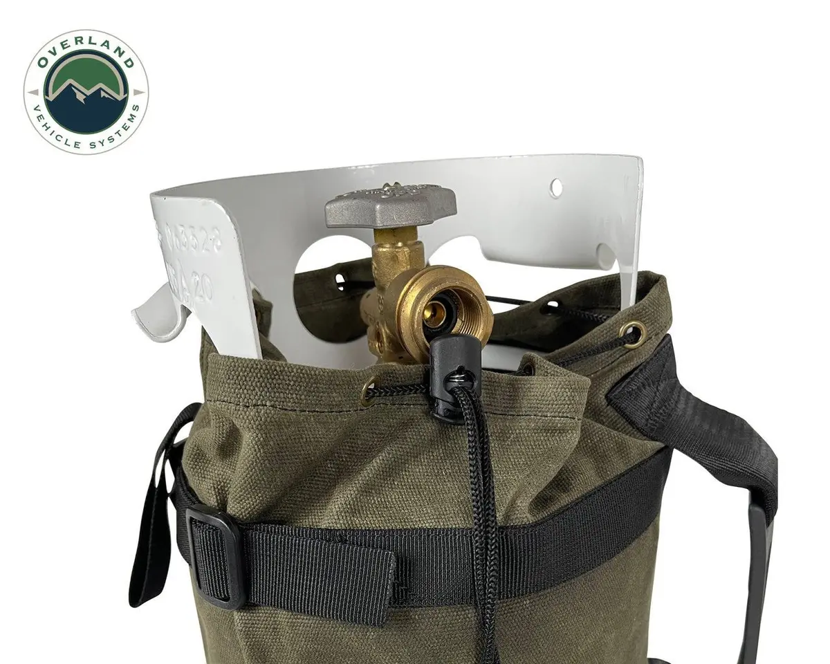 Overland Vehicle Systems Waxed Canvas 2.5 Gallon Propane Bag - Recon Recovery 2