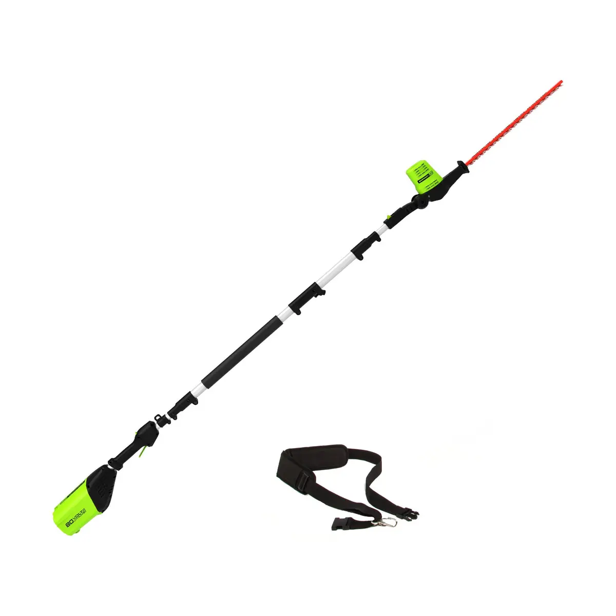 80V 20" Cordless Pole Hedge Trimmer (3/4“Cut, 3000Spm), Tool Only 1