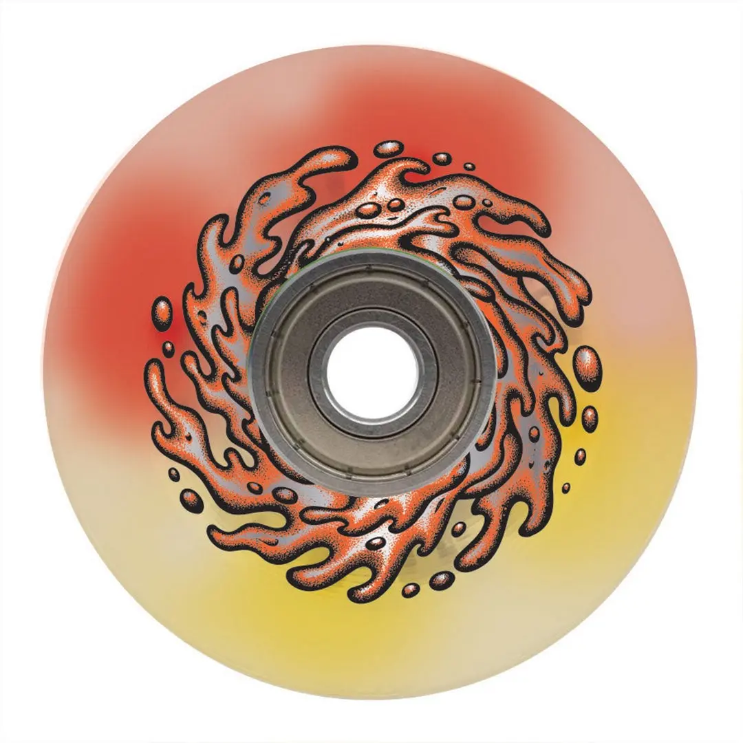 Slime Balls 78A Og Slime Light Up Led Wheels - Red/Yellow 1